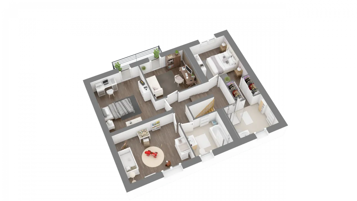 MCALPES_ancolie_b110-g1-axo_etage